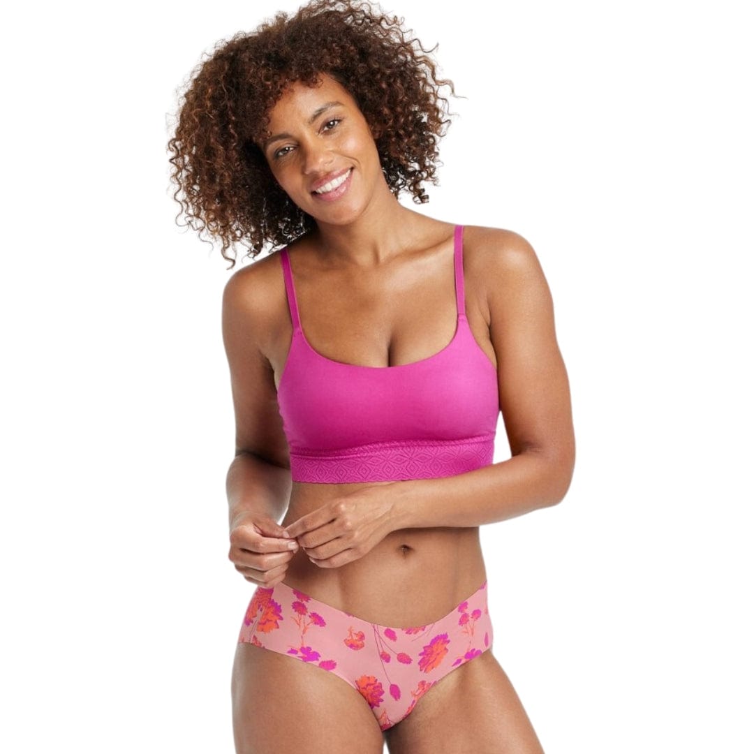 AUDEN - Floral Print Laser Cut Cheeky Bikini Underwear – Beyond