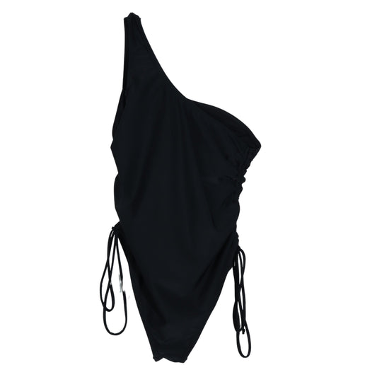 BRANDS & BEYOND Womens Swimwear M / Black Plain Pull Over Swimsuit