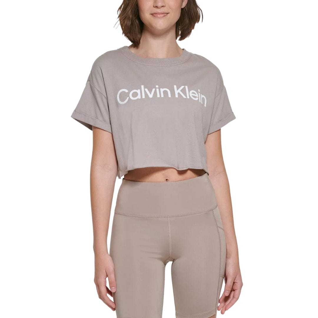 Calvin klein shorts sale and crop top set