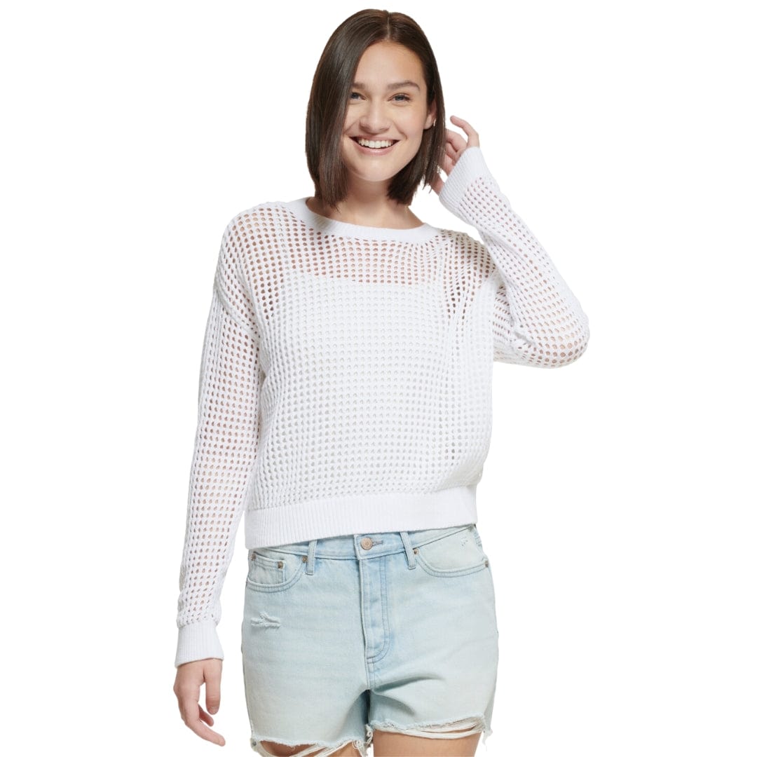 Calvin klein discount open stitch sweater