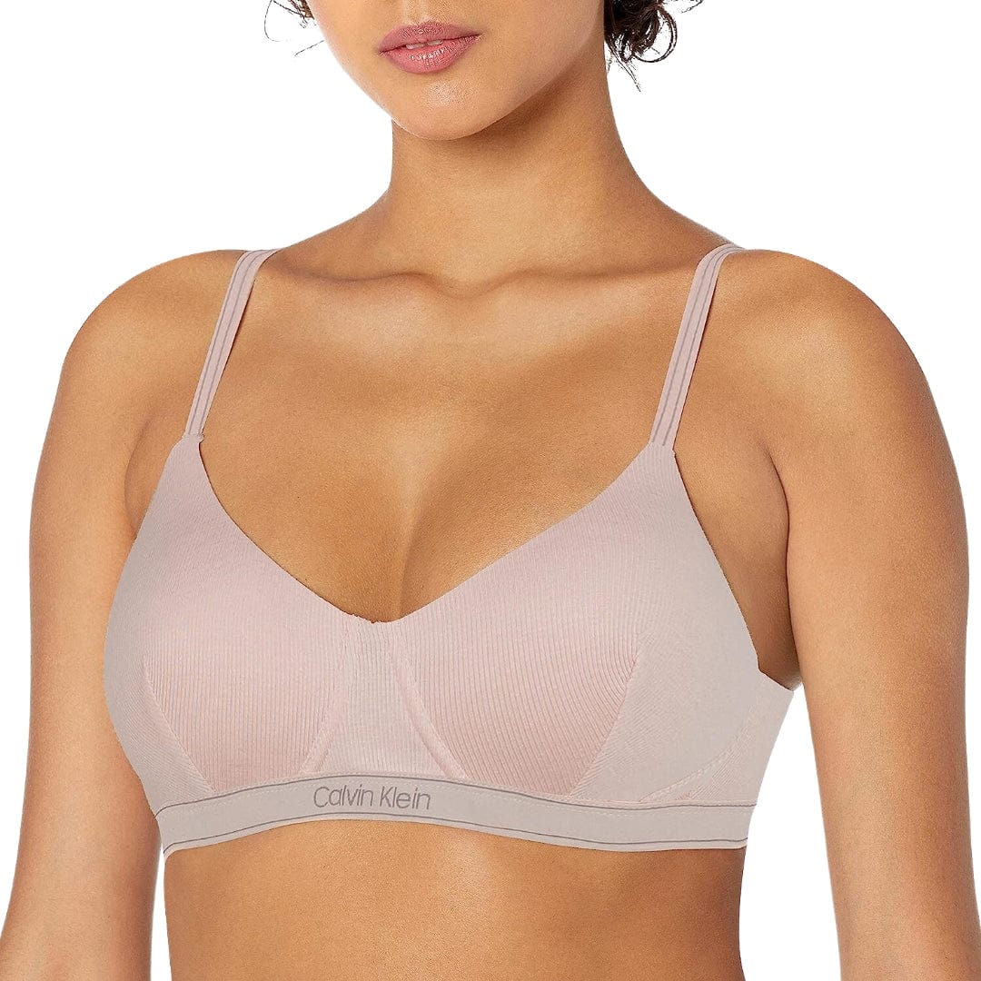 CALVIN KLEIN - Pure Ribbed Lightly Lined Bralette – Beyond Marketplace