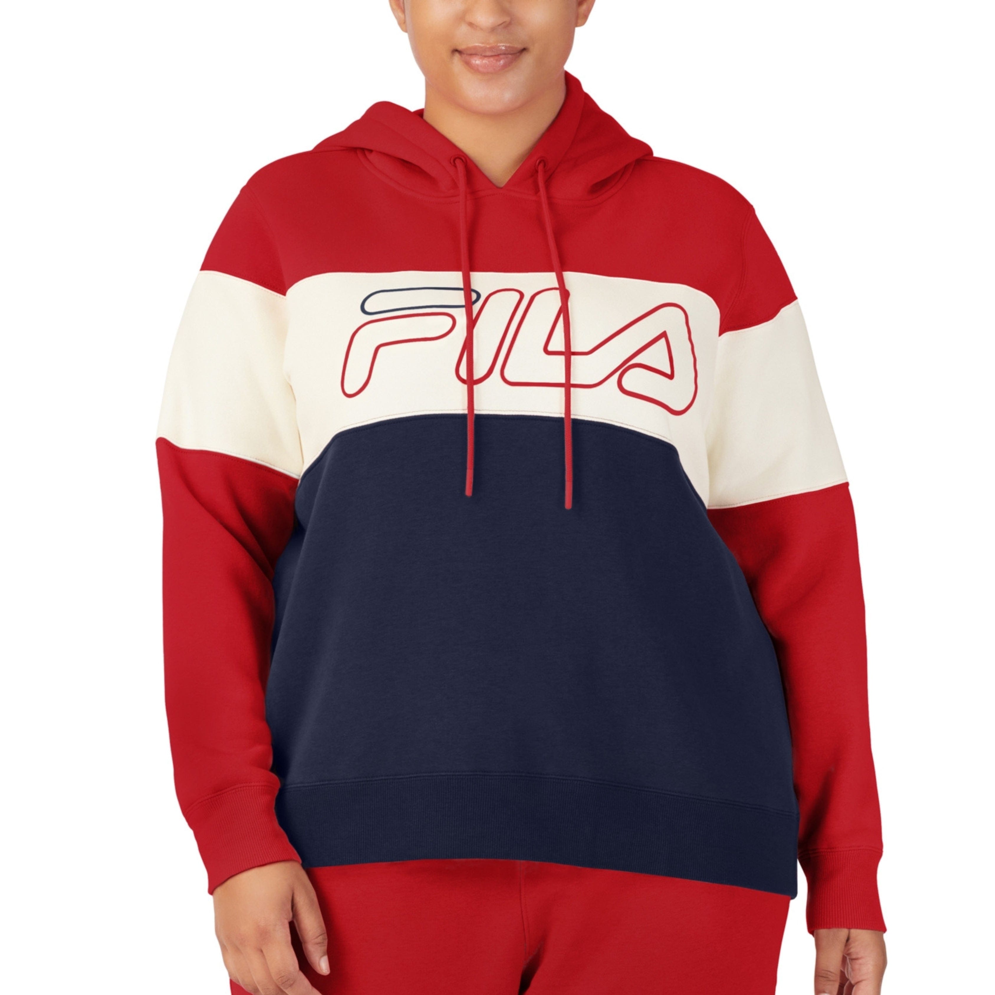 FILA Ladies' Fleece Logo Hoodie