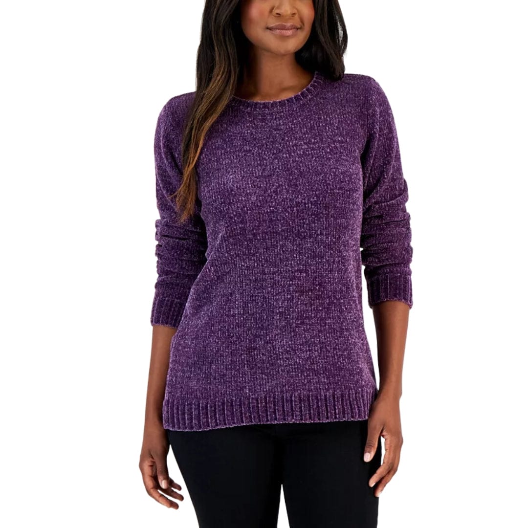 KAREN SCOTT - Crewneck Chenille Sweater – Beyond Marketplace