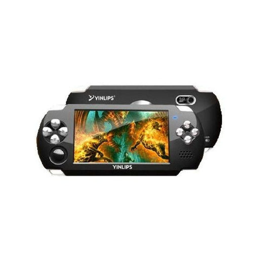 Provideolb MP3 & MP4 Players Yinlips Handheld Game Console Portable Video Game PMP MP6 Camera Rechargeable - G86