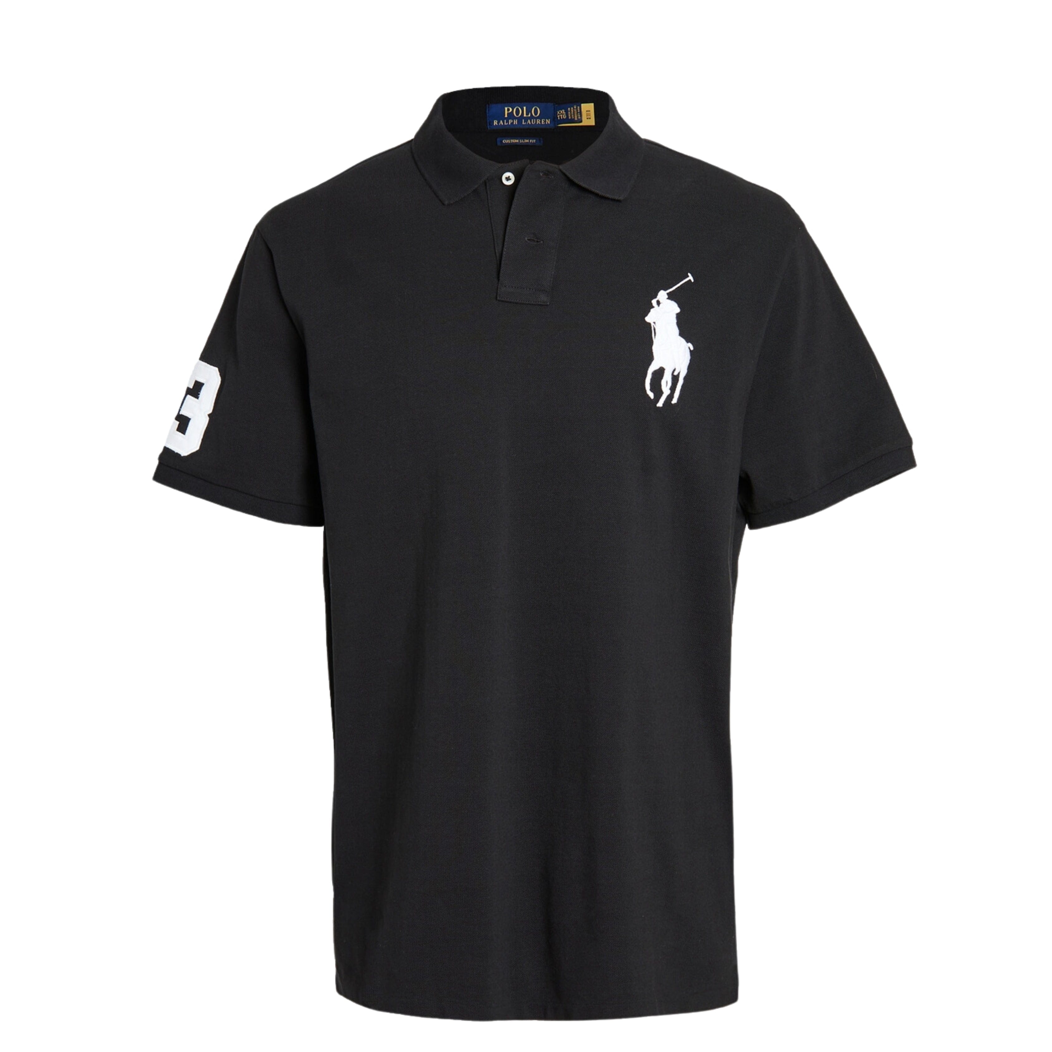 POLO RALPH LAUREN CUSTOM SLIM FIT BIG PONY MESH POLO SHIRT, | White Men‘s  Polo Shirt | YOOX