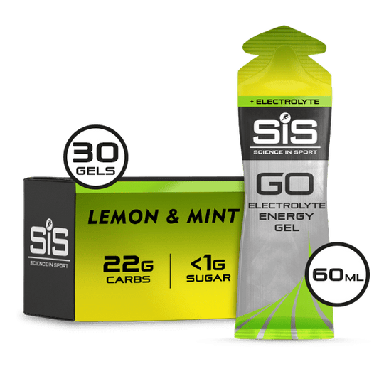 SIS Sports Supplements Lemon & Mint SIS -  GO ENERGY + ELECTROLYTE GEL: 60ML