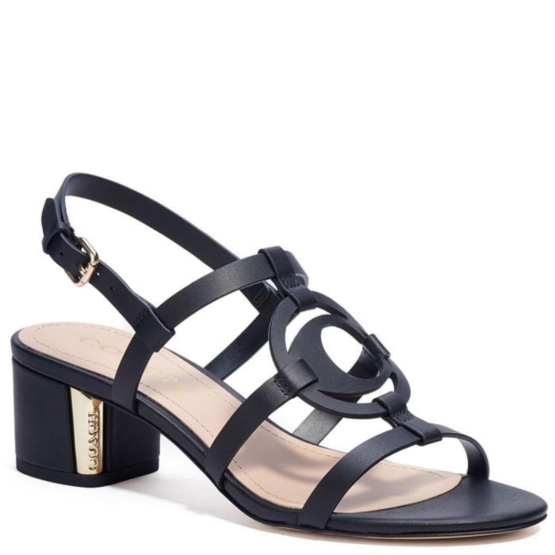 Coach block hot sale heel sandal