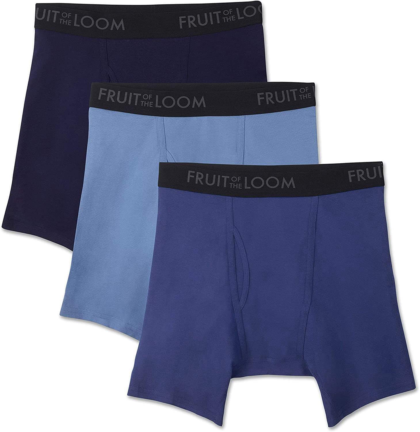 Fruit of the Loom Men's 4pk Breathable Cotton Micro-mesh Briefs
