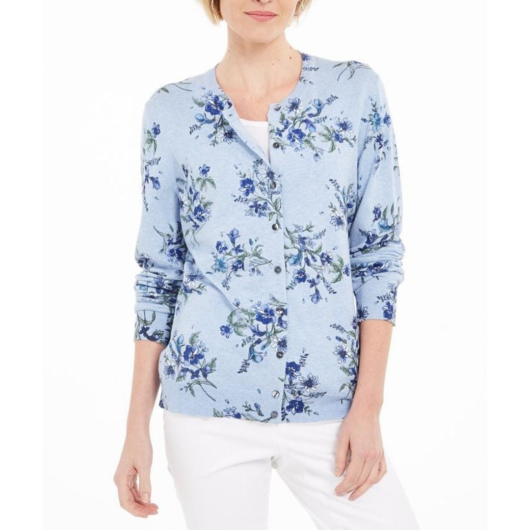 Karen scott sale floral cardigan