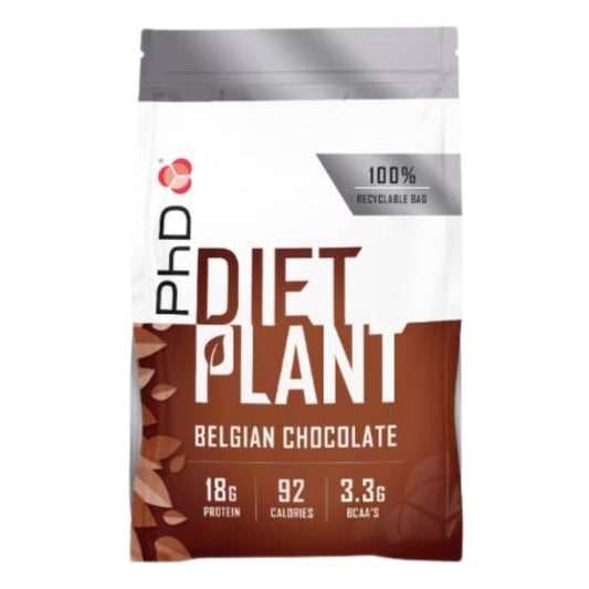 PHD Sports Supplements Chocolate PHD - low sugar Vegan Protein Powder - 1kG -