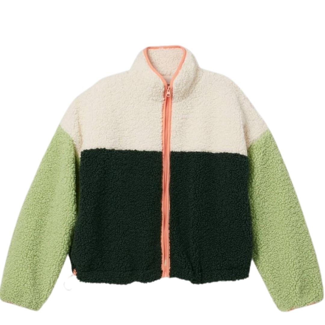 WILD FABLE - Green Sherpa Jacket – Beyond Marketplace