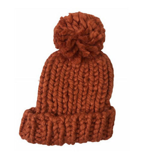 MARCUS ALDER - Chunky-Knit with Pom Beanie