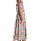 AQUA - Floral Print Ruffle Maxi Dress