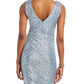 ELIZA J - Sleeveless Sequin Bodycon Evening Dress