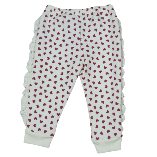 KOALA BABY - Heart print baby pants