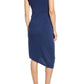 SAM EDELMAN - Drapey Slim Asymmetric Jersey Dress