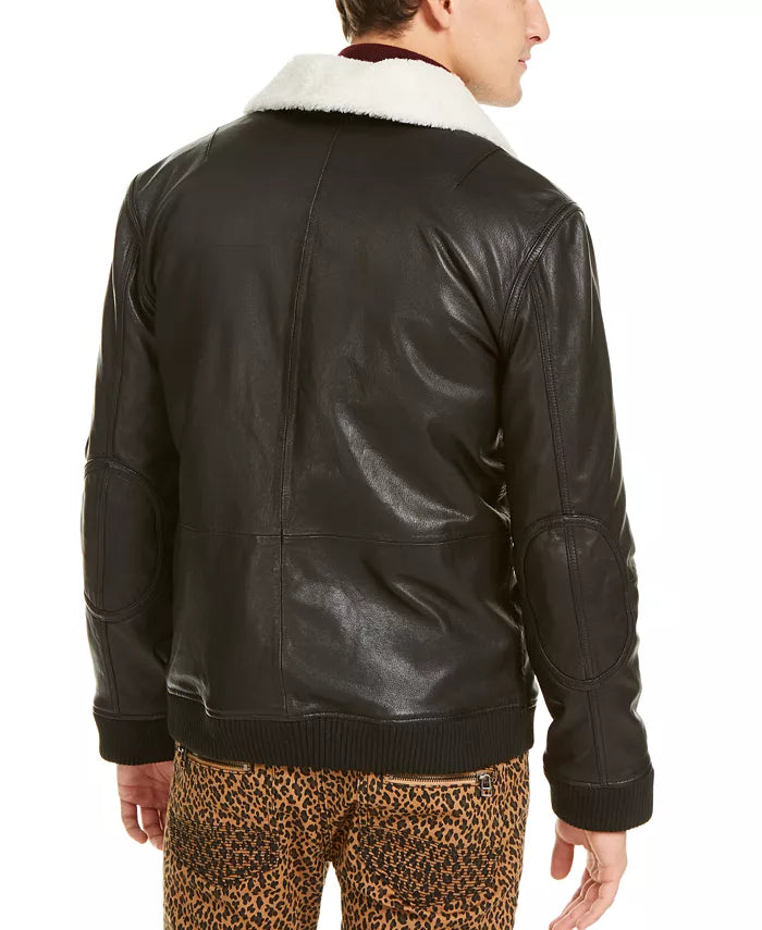 INC -  Mens Jacket with Faux Fur Collar