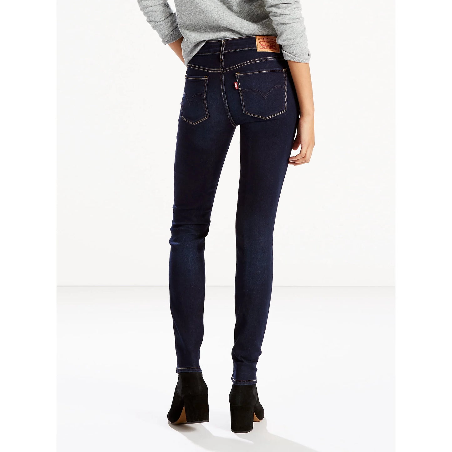 LEVI'S - Mid Rise Skinny Jeans denim