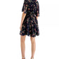 TAYLOR - Floral-Print Smocked Dress