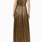 BRONX AND BANCO - Florence Metallic Strapless Gold Dress