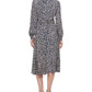 JESSICA HOWARD - Women's Leopard-Print Ruched Midi Dress