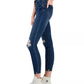 CELEBRITY PINK - Button-Front Curvy Skinny Ankle Jeans Denim