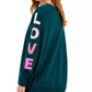 REBELLIOUS ONE - Love Sleeve Crewneck Sweatshirt