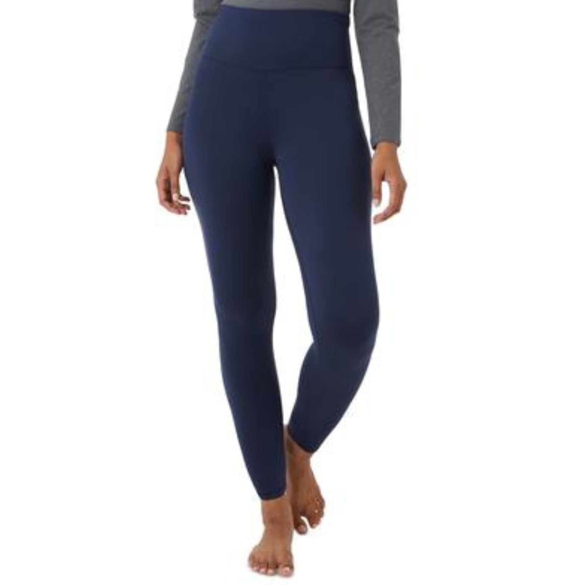 32 HEAT Womens sports XL / Navy 32 HEAT -  Fleece-Lined Full-Length Pull-on Leggings