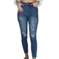 SHEIN - Ripped leg design denim