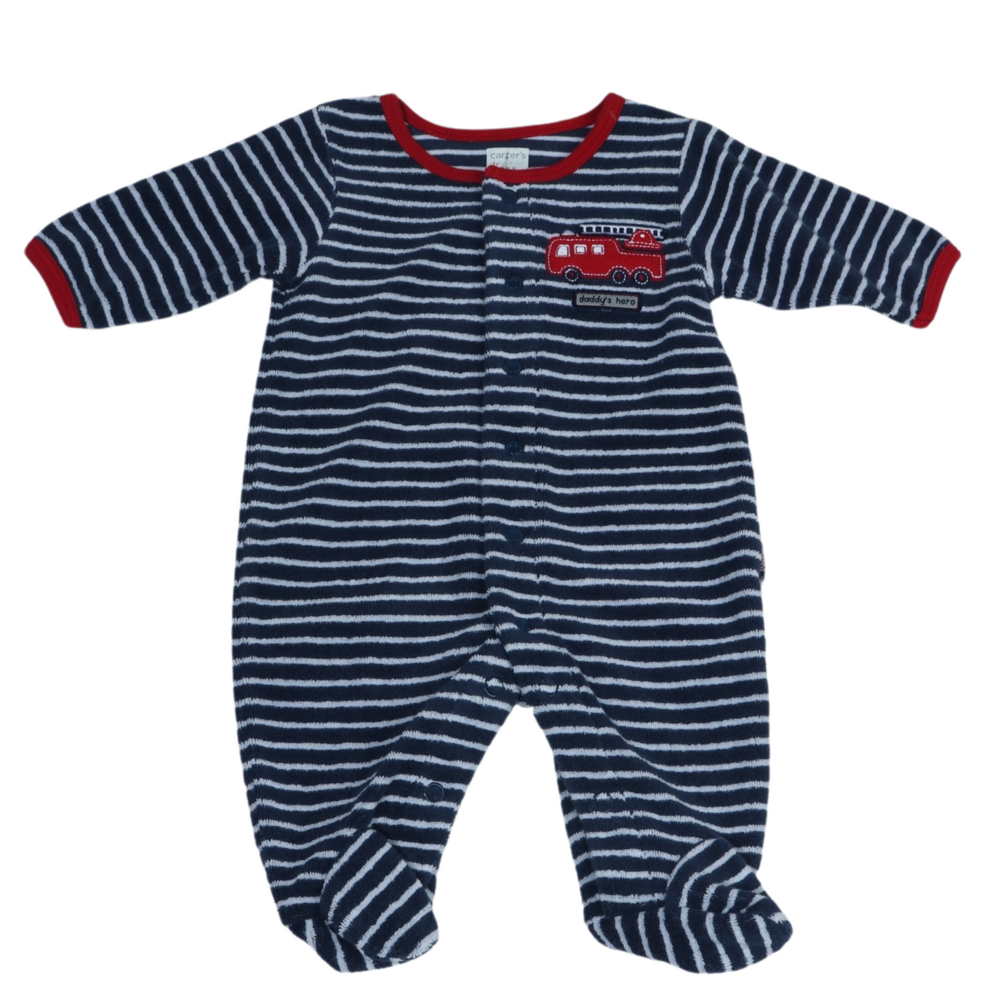 CARTER'S - Stripped footed overall