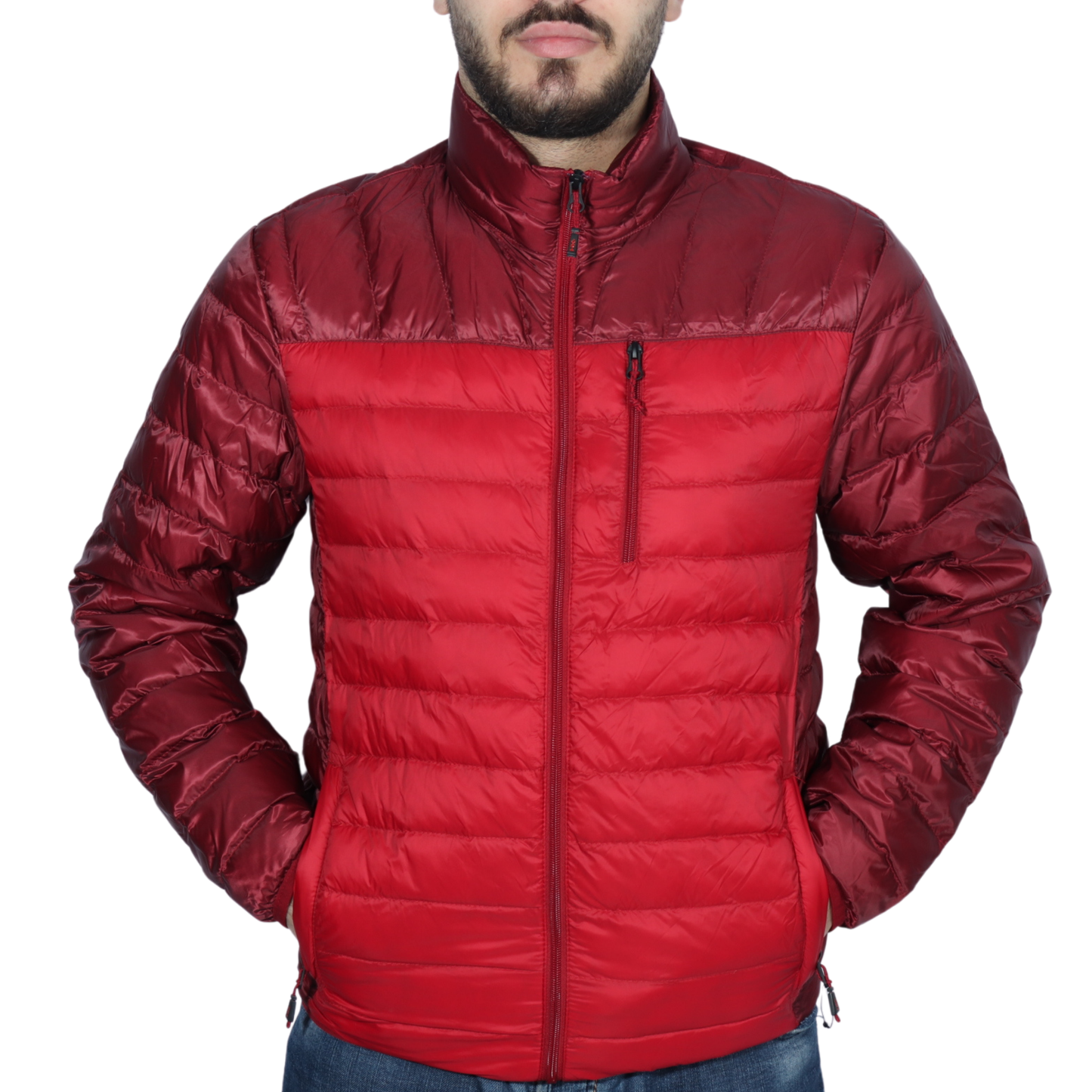 HAWK&CO - Color block puffer jacket