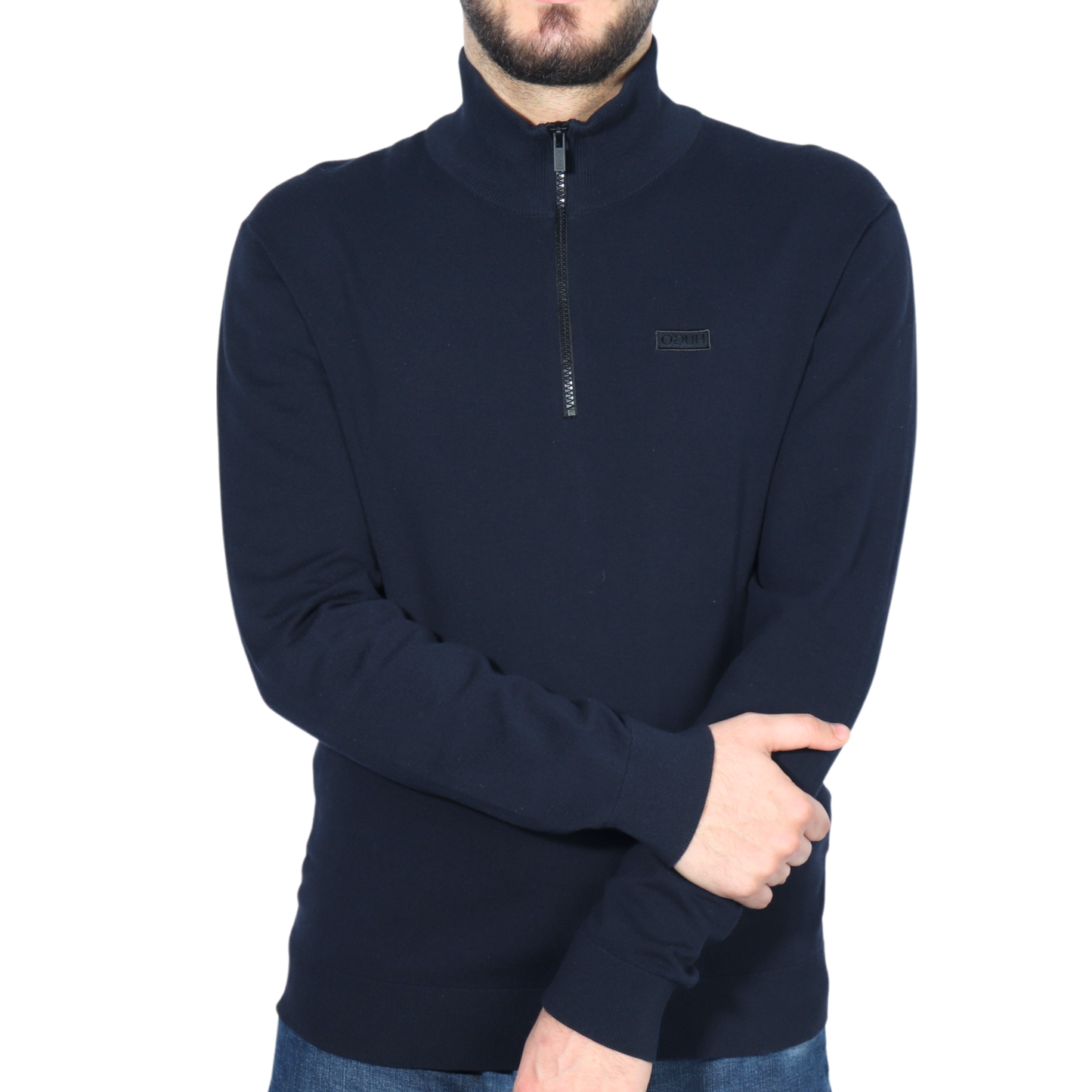 HUGO BOSS - Quarter zipper sweatshirt