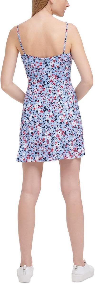 CALVIN KLEIN - Floral Summer Short Short Dress