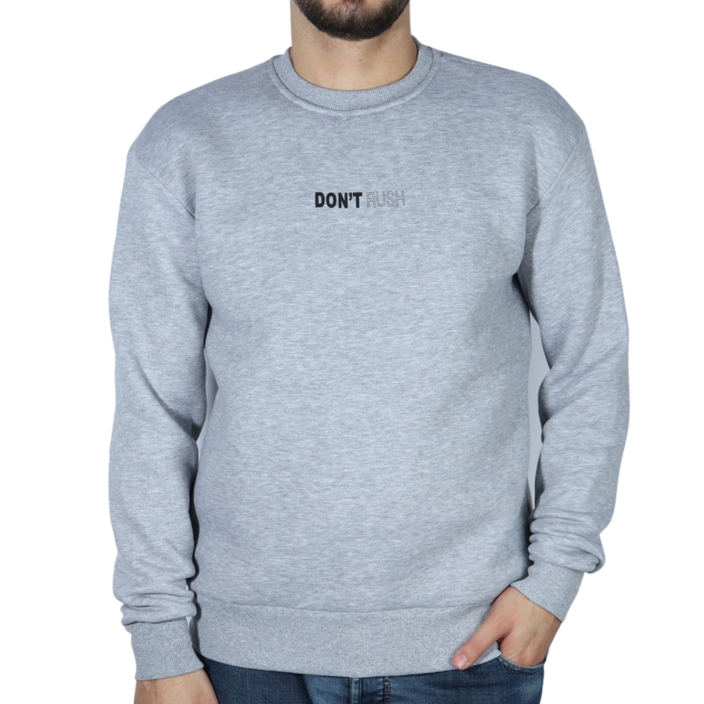 DYNAMO - Don't Rush Printed Sweatshirt