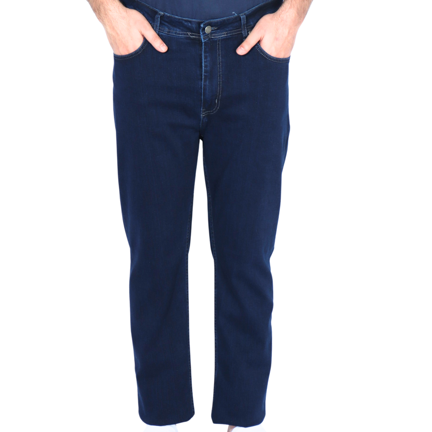 DYNAMO - Straight leg logo denim pants