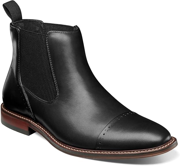 STACY ADAMS -  Maury Cap Toe Chelsea Boot