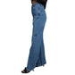 777 PLUS DENIM Womens Bottoms XS / Blue 777 PLUS DENIM - Pull Over Jeans