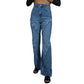 777 PLUS DENIM Womens Bottoms XS / Blue 777 PLUS DENIM - Pull Over Jeans