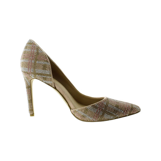 INC INTERNATIONAL CONCEPTS - Plaid Rhinestone D'Orsay Heels