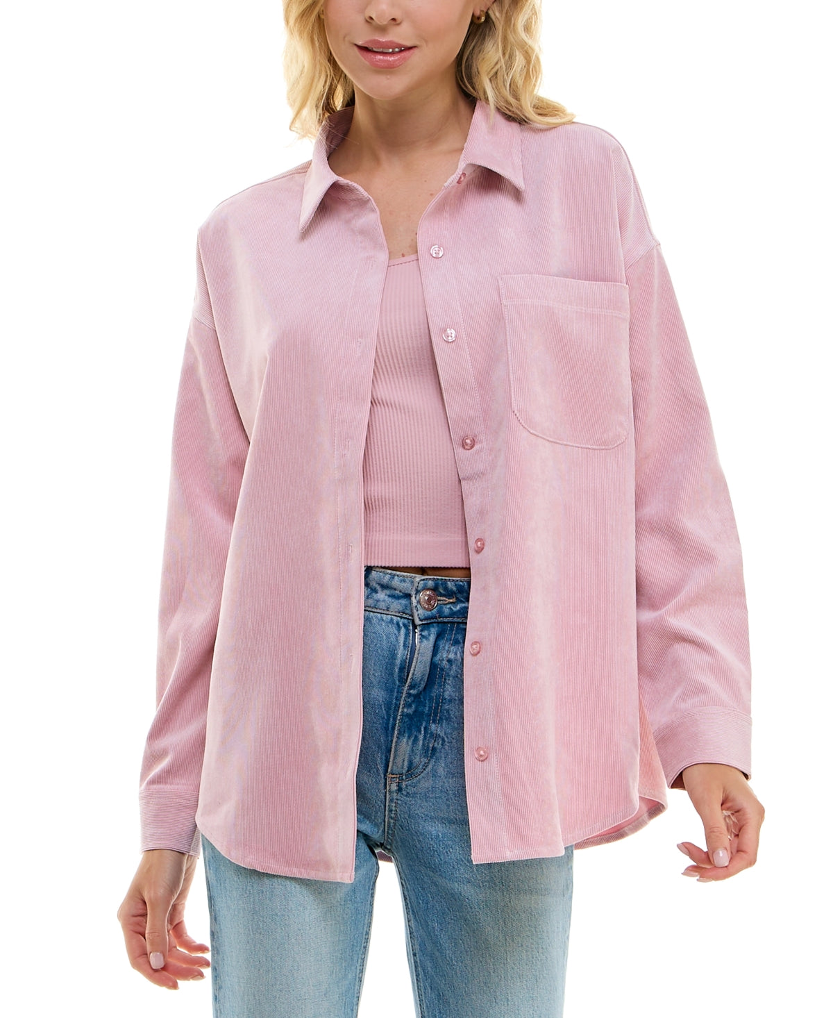 ULTRA FLIRT - Relaxed Fit Long Sleeve Women's Shirt