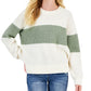 HIPPIE ROSE - ' Crewneck Balloon-Sleeve Sweater