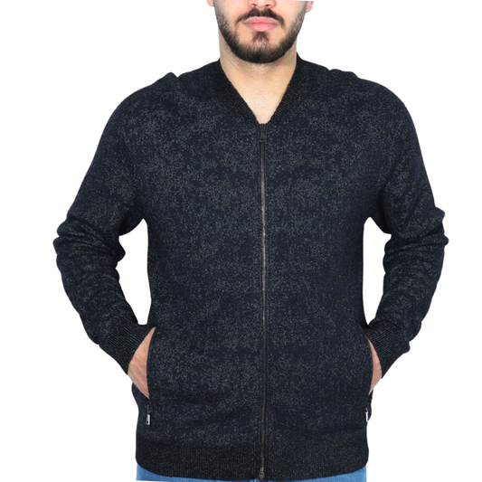 JOHN VARVATOS - Marble effect double zipper jacket