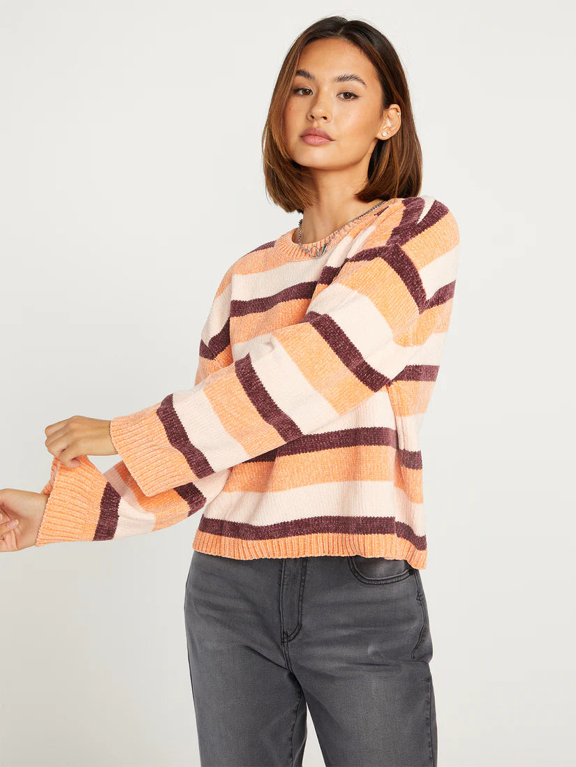 VOLCOM - Bubble Tea Striped Sweater