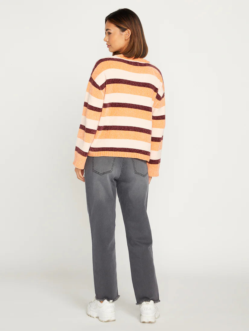 VOLCOM - Bubble Tea Striped Sweater