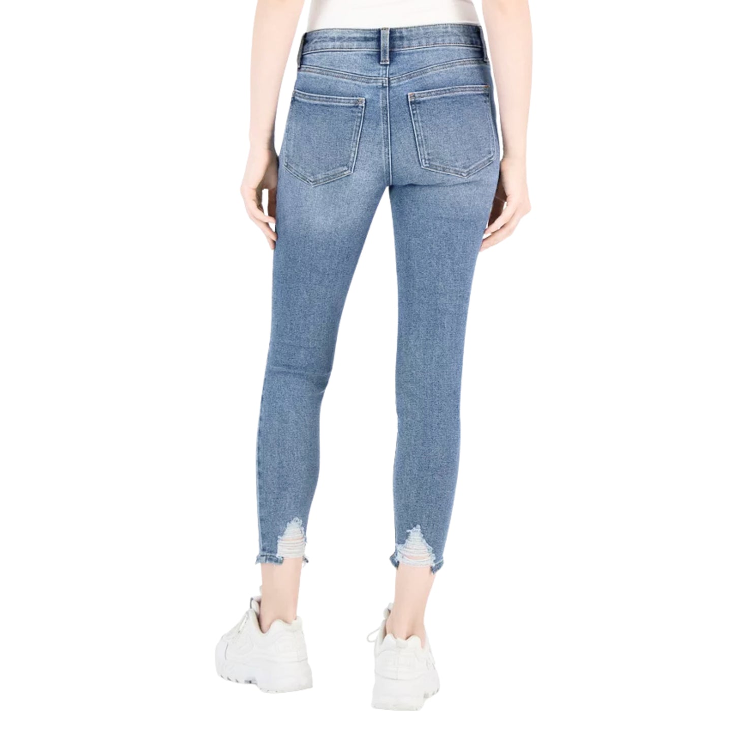 CELEBRITY PINK - Mid Rise Cropped Ankle Skinny denim