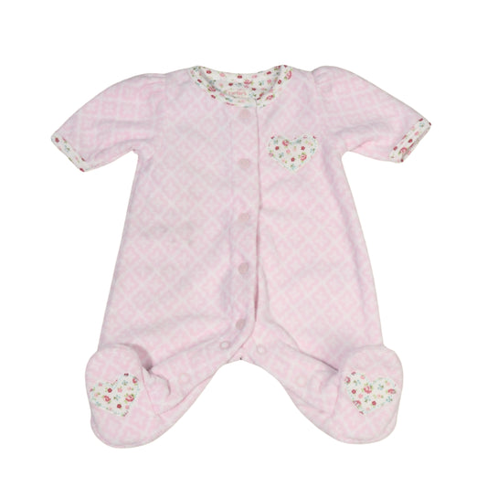 CARTER'S - Heart deatil baby girl overall