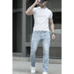 SHEIN - Men Ripped Washed Jeans