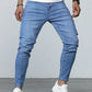 SHEIN -  Men's Solid Color Slim Fit Long Light Jean