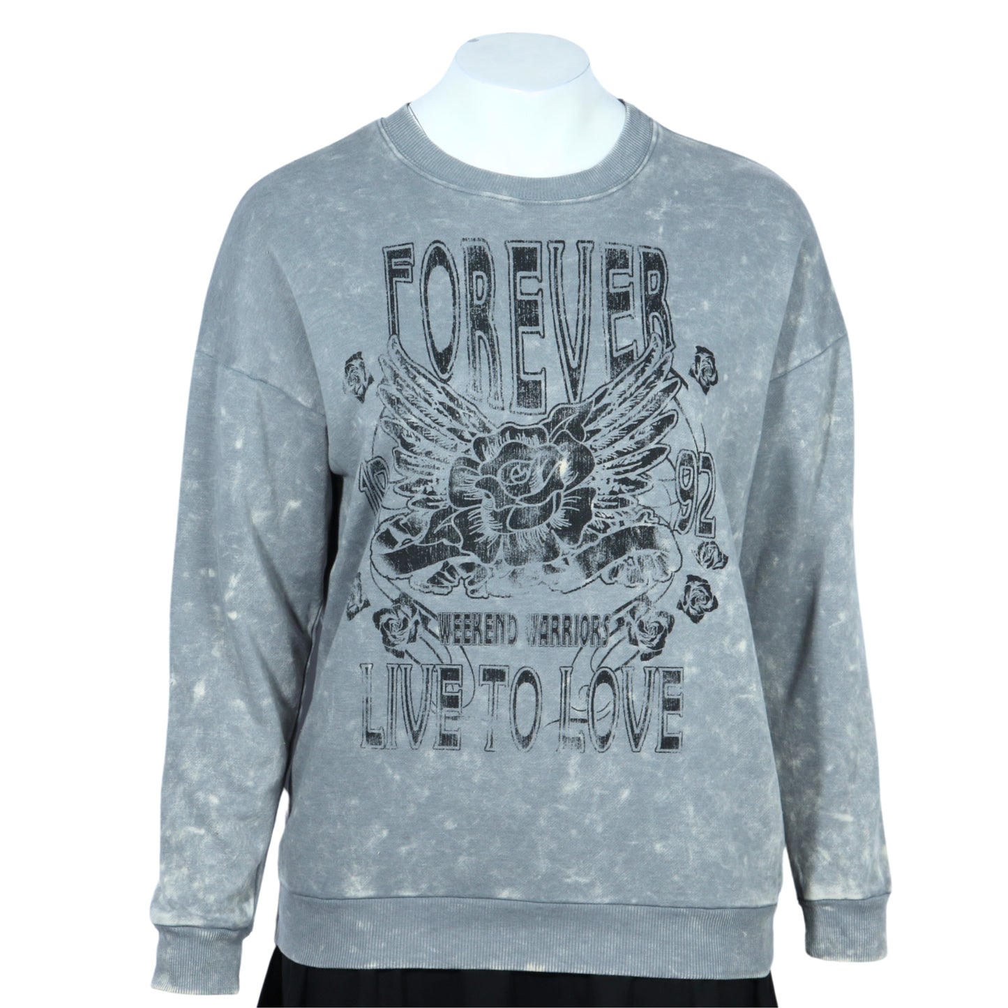 SELF ESTEEM - Graphic print crew neck sweatshirt