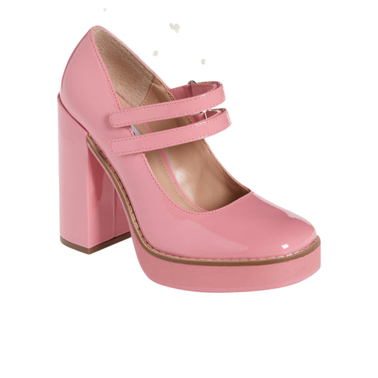 STEVE MADDEN - Square Toe Platform Heels Chunky Heeled Pumps